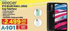 REEDER P13 BLUE MAX L 2022 CEP TELEFONU REEDER P13 BLUE MAX L 2022 CEP TELEFONU